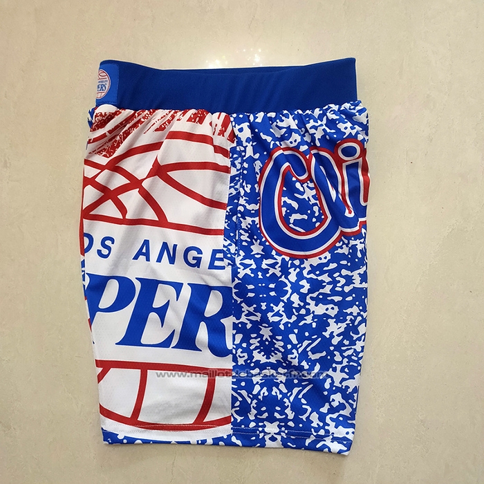 Short Los Angeles Clippers Mitchell & Ness 1984 Bleu